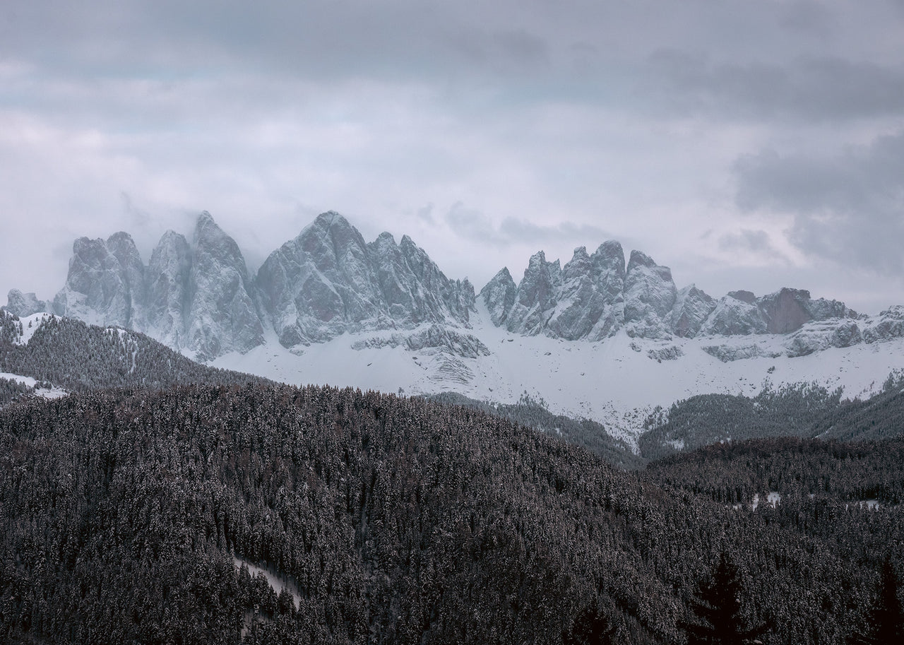 The Dolomites in winter